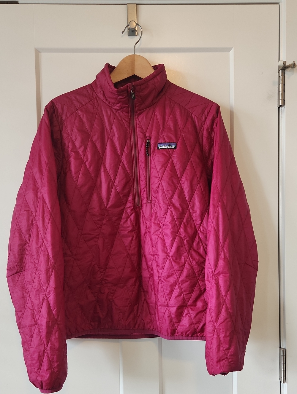 Patagonia Women's L Quilted Insulator Pullover in Deep Pink